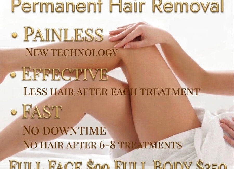 Laser hair removal treatment